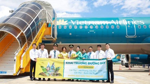 Vietnam Airlines khai trương nhiều đường bay đến Cần Thơ kích cầu du lịch